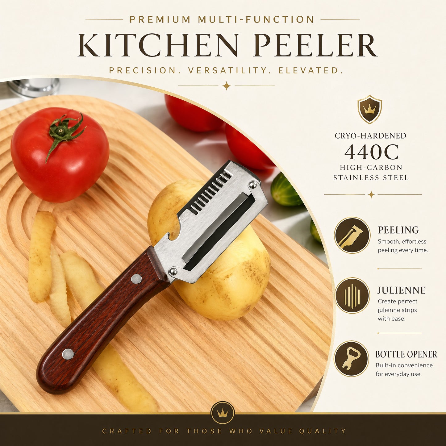 Multifunctional Vegetable Peeler
